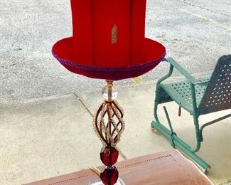 Red Hat Acrylic Lamp