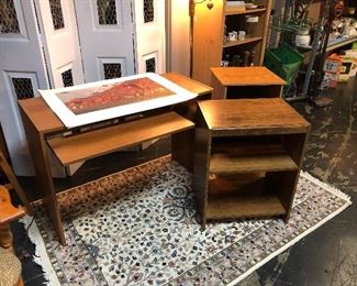 Computer Table, Printer Cabinet and Filing Cabinet