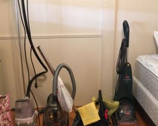 Steamer, vacuums, carpet cleaner