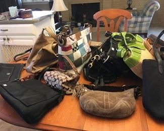 Coach purses and accessories, various sizes