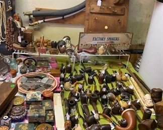 Pipes, Lighters, Snuff Boxes etc
