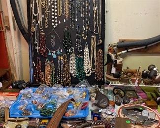 Jewelry, knives, lighters etc