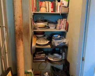 Cookbooks, pottery, kitchen misc., bakeware etc. 