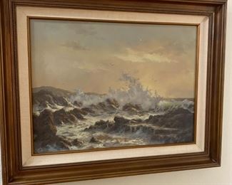 Robert Wee ORIGINAL and Signed Oil Painting