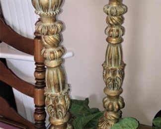 Matching candleholders