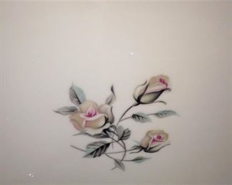 Rose design on the Noritake china "Margot"