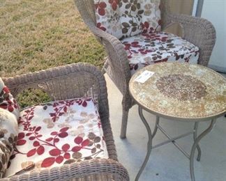 Three more pieces of patio furniture