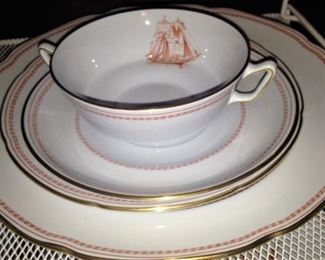 Spode Ship Grand Turk "Trade Winds" - ten 7-piece place settings