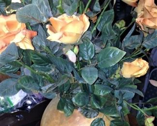 Large yellow rose arrangement