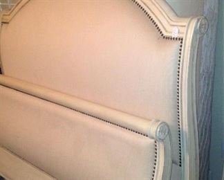 King sleigh bed headboard and footboard