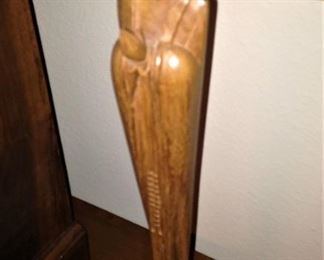 Carved lady