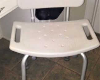 One of several shower chairs