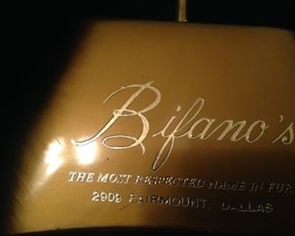 Mink coat from Bifano's