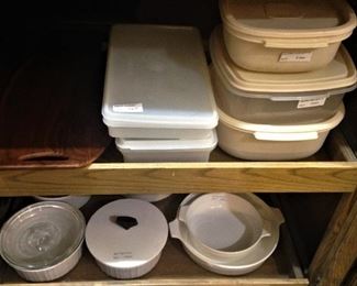 Corning and plaster containers