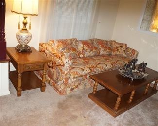 Amazing 1970s bold couch.