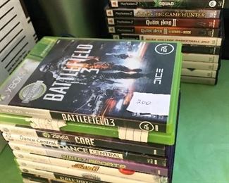 PS2 
and
xbox 360 
games