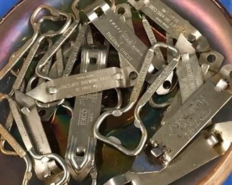 20 beer can openers mostly Falstaff