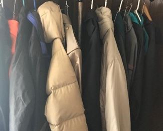 Men’s large and extra-large winter jackets
