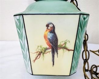 334 Vintage Parrot hanging lamp