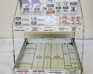 437 Vintage Drug Pharmacy store display stand