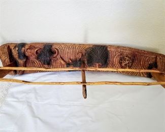 453 African Iron wood Big Five rack