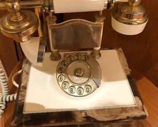  vintage telephone - stone 