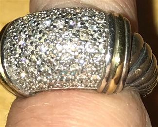 David Yurman 18kt gold ring