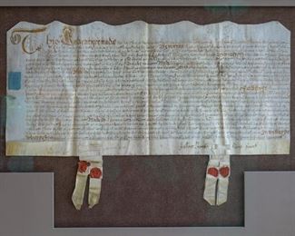 1600's Indentured servitude document