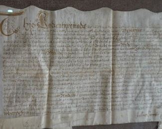 1600's Indentured servitude document