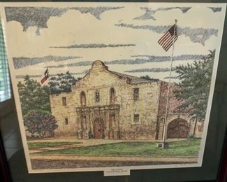 Michael Hargrove, "The Alamo," 716 of 1000, with COA