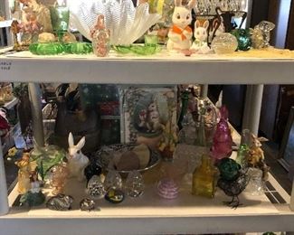 Easter / Paschal items; figurines, candleholders, etc