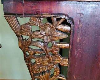 Antique Chinese Rosewood Coffer Sideboard Altar-Spectacular, must see in person 