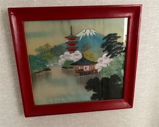 Painting on silk