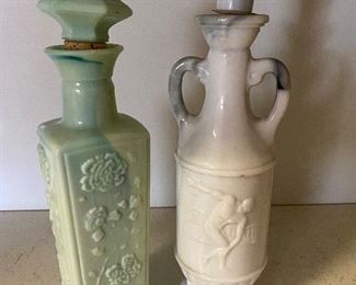 Vintage Jim Beam liquor bottles