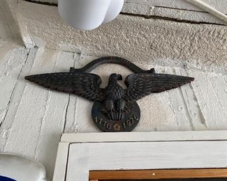 Cast iron eagle