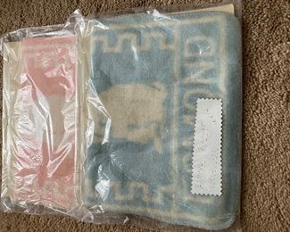 Antique Esmond baby blankets