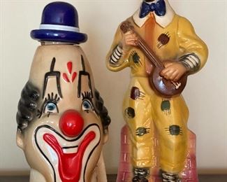 Vintage liquor bottles