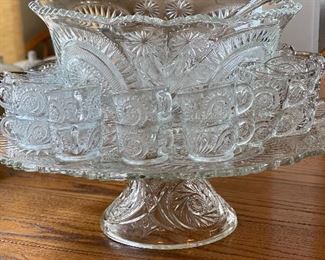 Beautiful antique punch bowl