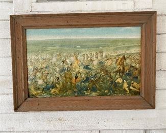 Vintage Anheiser Busch “Custers Last Stand” print