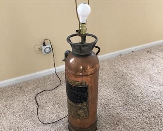 Fire Extinguisher lamp 