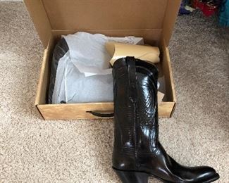 Lucchesi Boots, never worn, size 12 