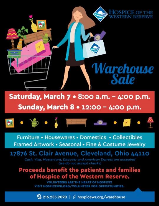 2020 Warehouse Sale Flier MARCH