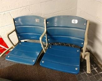 Mets shea stadium chairs  $600.00