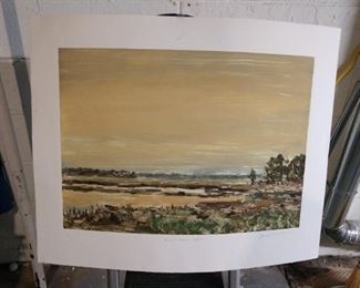 Picture
"Marsh, warm night"
31" by 25"
$60.00
