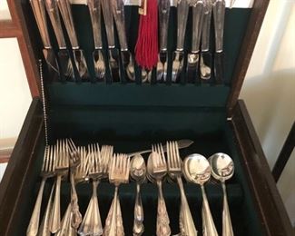 Silver plate flatware 