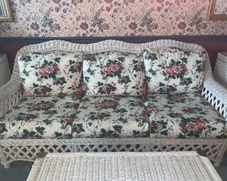 Wicker sofa