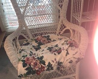 Wicker rocker