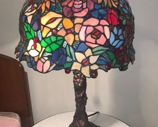 Tiffany style lamps, two