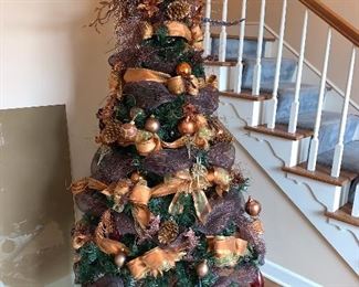 Lighted Christmas tree