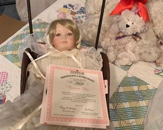 “Victorian Bliss” porcelain doll